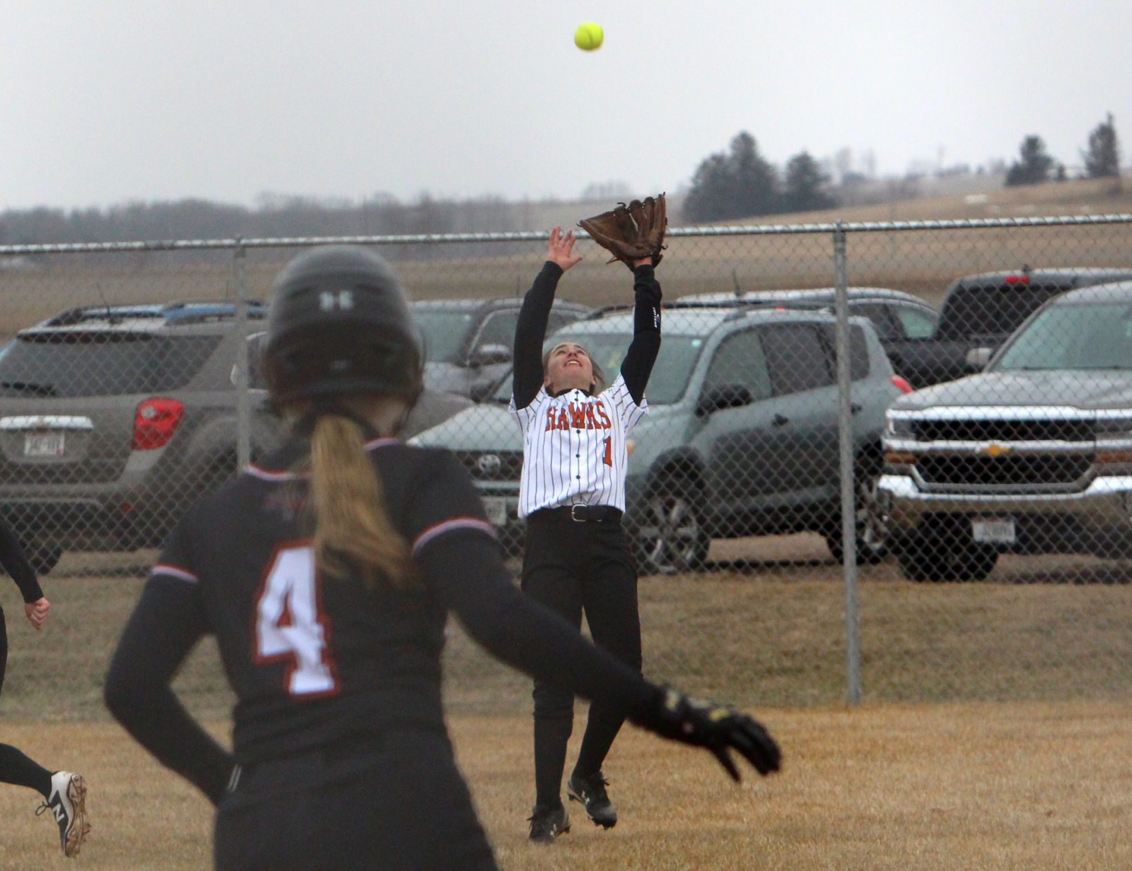 Elk Mound at Bloomer softball 4-4-19